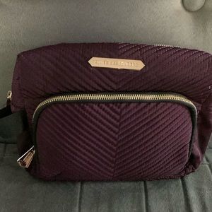 Aimee Kestenburg Nylon Chevron Detail Travel/Cosmetic Pouch